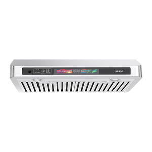 900 CFM Under Cabinet Range Hood with Voice/Gesture/Touch Control,4-Speed Exhaust Fan, Baffle Filters