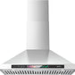 900 CFM Wall Mount Range Hood with Voice/Gesture/Touch Control,4 Speed Exhaust Fan, Ducted/Ductless Convertible, Memory Mode