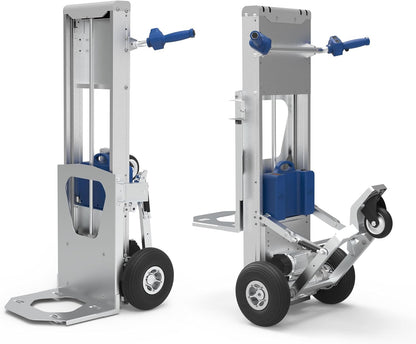 Electric Material Lift Stacker and Motorized Hand Trucks - 375 lbs Capacity & 32.3" Max Lift Height of Loading Plate