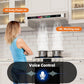 900 CFM Under Cabinet Range Hood with Voice/Gesture/Touch Control,4-Speed Exhaust Fan, Baffle Filters