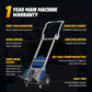 ZW7200GC Electric Stair Climbing Hand Trucks, 440LBS Capacity Heavy Duty with Brakes & Foldable Handle & Solid Tyres