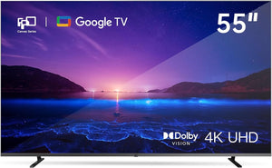 55-inch Smart TV Google TV 4K UHD with Google Play and Google Cast Built-in, HDR 10, Dolby Vision Dolby Atmos, MEMC, Voice Remote, Stream Live TV(Canvas-Series, CG55-C1, 2024 Model)