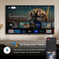 55-inch Smart TV Google TV 4K UHD with Google Play and Google Cast Built-in, HDR 10, Dolby Vision Dolby Atmos, MEMC, Voice Remote, Stream Live TV(Canvas-Series, CG55-C1, 2024 Model)