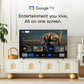 55-inch Smart TV Google TV 4K UHD with Google Play and Google Cast Built-in, HDR 10, Dolby Vision Dolby Atmos, MEMC, Voice Remote, Stream Live TV(Canvas-Series, CG55-C1, 2024 Model)